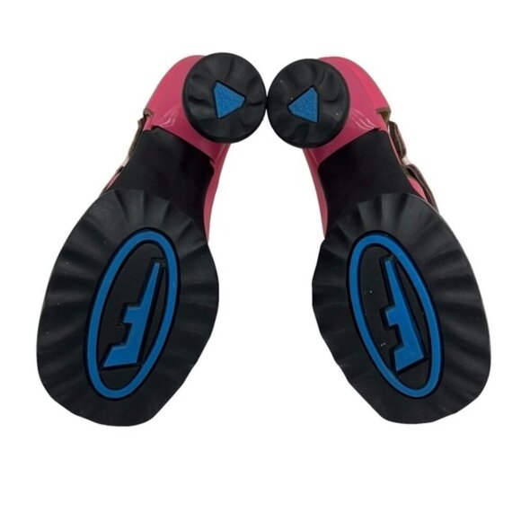 John Fluevog Mini Bebe Magenta With Pink Heel Women Size 11 - Picture 9 of 12